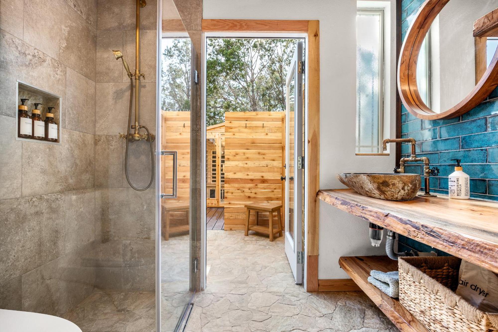 Romantic Luxury Retreat Hot Cold Pool & Sauna Wimberley Exterior photo